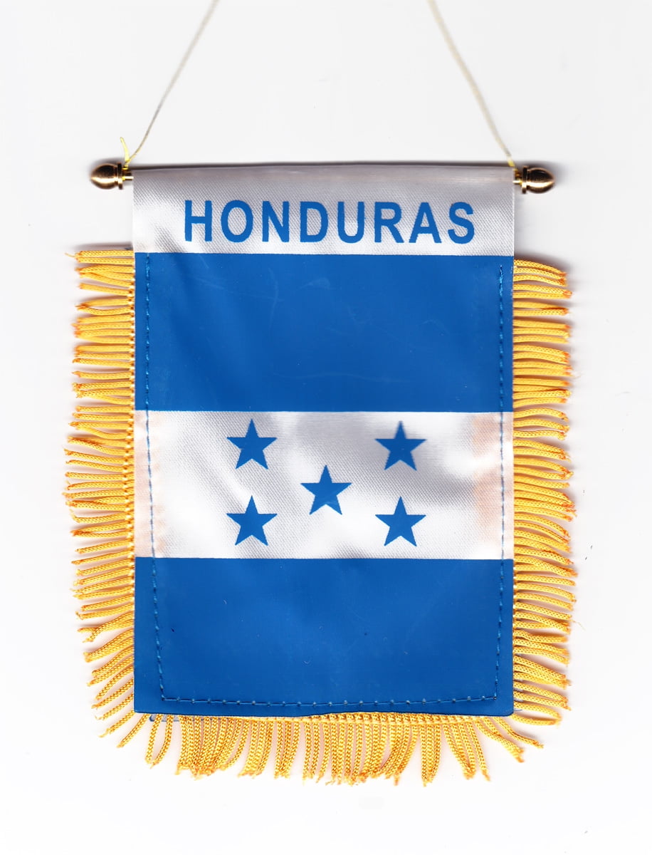 Honduras Flag Fleece Blanket *NEW* 5 ft x 4.2 ft Honduran Travel Throw Cover 