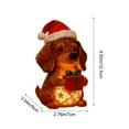 thumbnail image 3 of FeiFu Christmas Creatives Light-Up Puppy Night Light Decor Adorable Puppy-Shaped Night Light with LED for Bedroom Tabletop and Christmas Ambience, 3 of 9