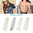 thumbnail image 4 of Simple Gold and Silver Sunglasses Sunglasses Chain Reading Glasses Anti Slip Rope Holder Neck Ropemetala Metal Glasses Chain, 4 of 6