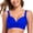Royal Blue, variant on Women's V Neck Twisted Push UP Ruched Bikini Top