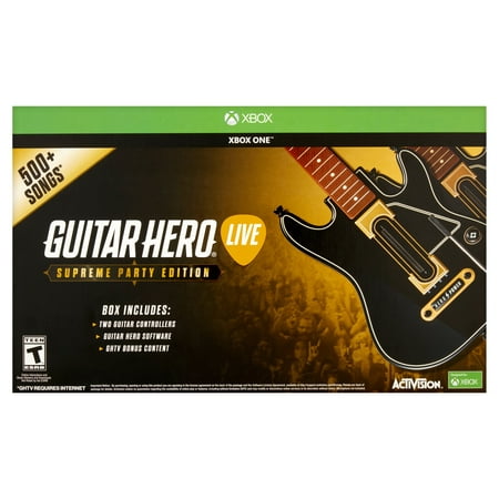 Guitar Hero Supreme Party Edition Bundle with 2 Guitar Controllers (Xbox
