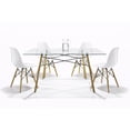 thumbnail image 1 of Set de 4 Sillas y Comedor Mundo In  Sillas JM-1618 Oslo Blanco y Comedor Rectangular, 1 of 11