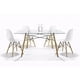thumbnail image 1 of Set de 4 Sillas y Comedor Mundo In  Sillas JM-1618 Oslo Blanco y Comedor Rectangular, 1 of 11