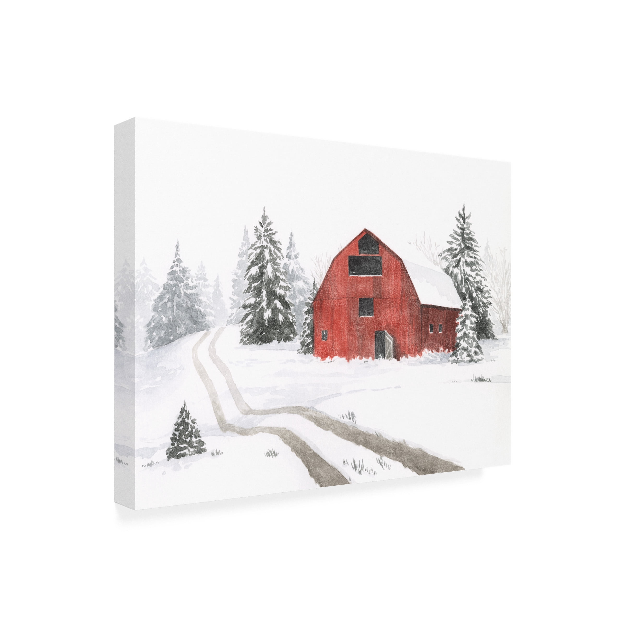 Grace Popp 'Evergreen Farm I' Canvas Art