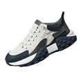 thumbnail image 2 of justharion Chaussures de Marche pour Hommes Antidérapantes Respirantes pour Randonnée Courtes Excursions Extérieur Blanc 39, 2 of 8