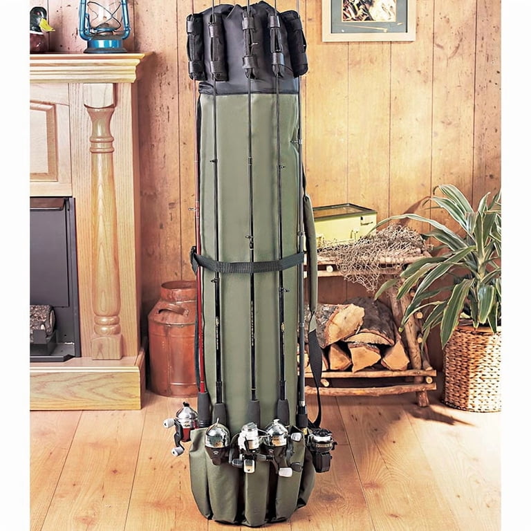 fishing rod travel case walmart Heavy Duty Fishing Rod Travel Carry Case Bag