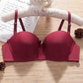 thumbnail image 2 of Bovxnpu Summer Bras for Women, Womens Push Up Everyday Bras, Women's Daily Adjustable Underwear Gathered Thin Bra Without Steel Ring 34, 2 of 3