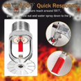 thumbnail image 4 of 5pc Sprinkler 3/4 Inch Pendent Type 155 Down 68 Sprinkler 3/4" Npt For Home Building, 4 of 5