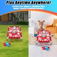 thumbnail image 3 of Juego de lanzar pufs de payaso Gemscream con 6 bolsas, portátil, 3 of 7