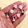 thumbnail image 3 of Kawaii Sanrio Kuromi My Melody Nail Tips Charms, adorno hecho a mano, accesorio de dibujos animados de Anime, regalo bonito para niña, 10/20 piezas, 3 of 4