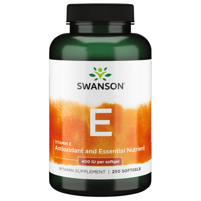 Swanson Vitamin E - Natural 400 Iu 250 Softgels