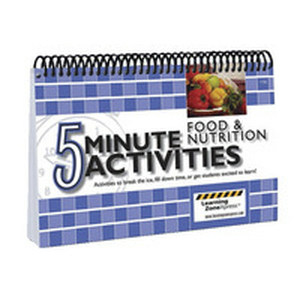Learning ZoneXpress 5 Minutes Nutrition and Food Activities Book, 81/2