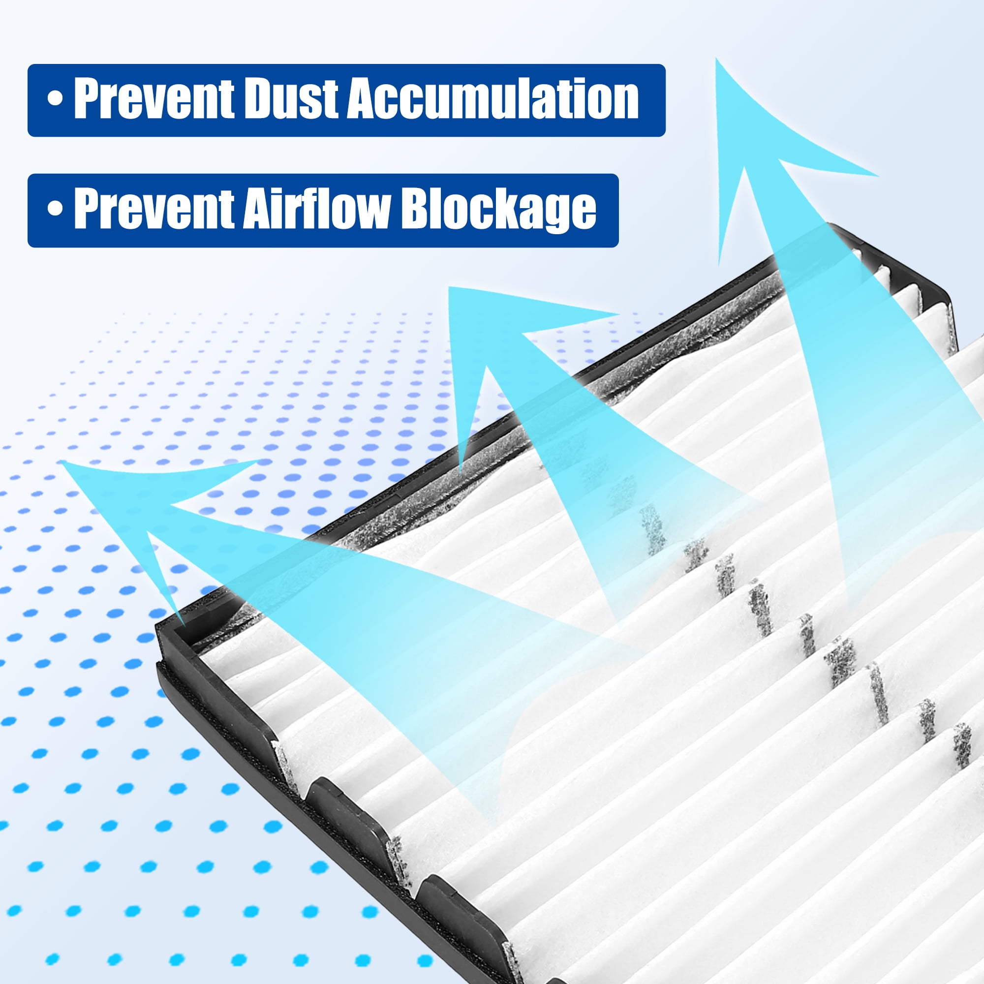 Unique Bargains 259-200 Car Cabin Air Filter for GMC Yukon Sierra 07-14 22759208