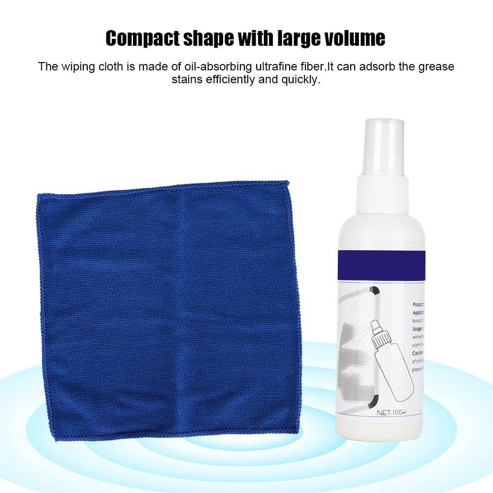 Dry Erase Markers, Whiteboard Cleaning Tool With Cleaning Cloth,  Non-Corrosive Whiteboard Cleaner For Course Board Whiteboard Cleaning Kit And  Erase Erasers Chalkboard Cleaner