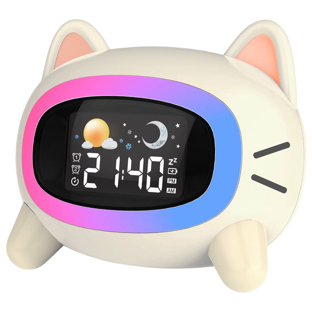 Kid's Alarm Clock for Girls Toddler, Ok to Wake Clocks with Sleep