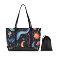 thumbnail image 7 of FORMRS Canvas Laptop Tote Bag for Women with 15.6" Computer Compartments Shoulder Handbag, Zodiac Stars, 7 of 7