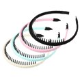 thumbnail image 1 of Diademas con peine de dientes Unique Bargains 4 Uds. antideslizantes verde rosa beige negro, 1 of 7