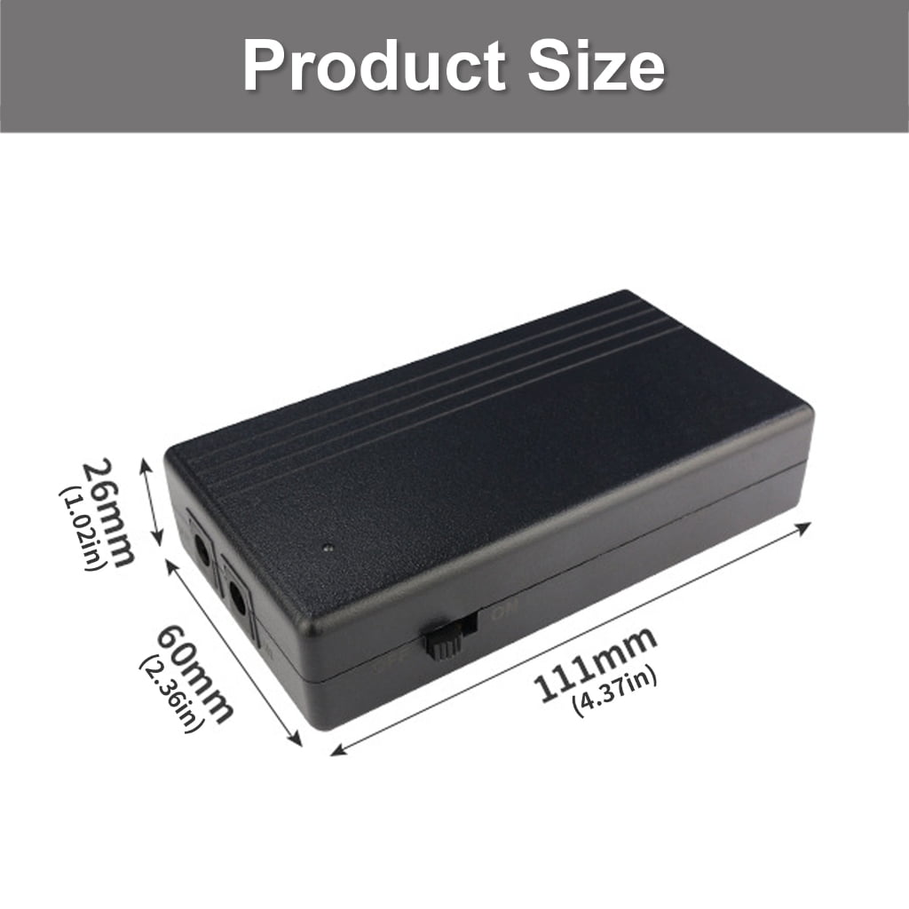 AOOOWER 12V 8A Uninterruptible Power Supply 7800mAh Power Supply 24W Optically Device