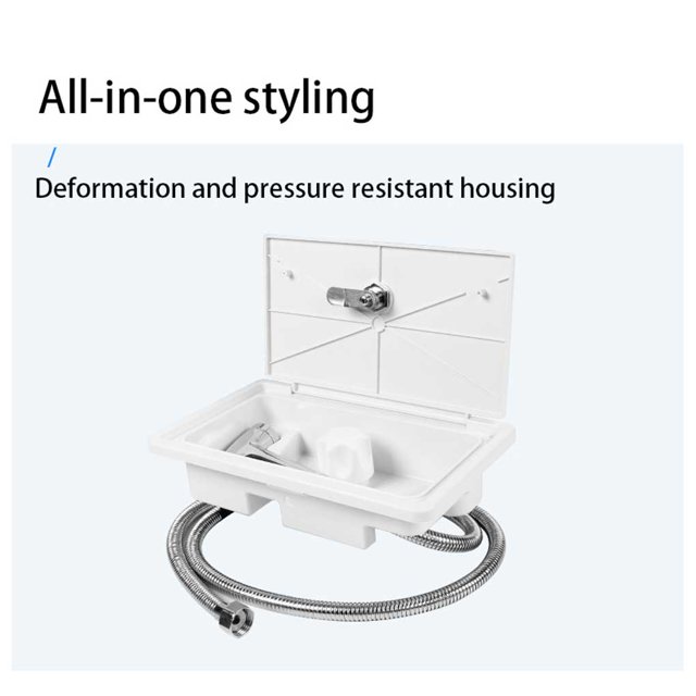 stanreset Shower RV External Camper Motorhome Box Camper Lock Accessories Rotary Marine Boat Kit Hot Switch Caravans Water