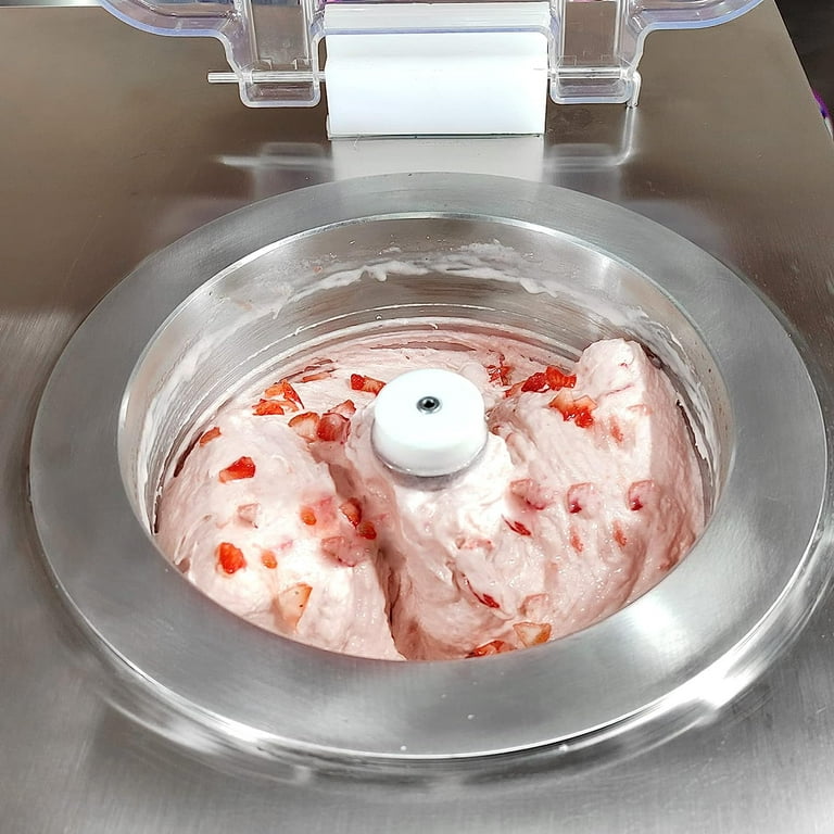 Kolice Commercial Italian Water Ice Machine Countertop Gelato Table Top Hard Ice Cream Machine Maker Ice Cream Maker Snack Food Machine-110V