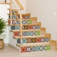 thumbnail image 4 of Mi Alma Vinyl Backsplash Decor - Multicolor Variety of Shapes Peel & Stick Tiles 6x6, 4 of 12