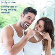 8 Pack Replacement Brush Heads, Compatible with Philips Sonicare Electric Toothbrush, 4pcs Precision Clean and 4pcs Whitening Clean Brush Heads,White.