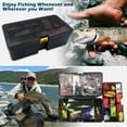 thumbnail image 4 of WDG Fishing Lures Kit with Tackle Box for Bass, 300Pcs Freshwater Bait Tackle Kit for Bass Trout,  Assorted Baits, Hooks & Tackle Included for Bass, Trout, Walleye Freshwater & Saltwater Fishing, 4 of 10