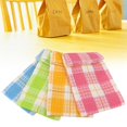 thumbnail image 3 of Paquete de 4 paños de cocina para limpieza y servilletas de algodón multicolor para la hora del té, 3 of 8