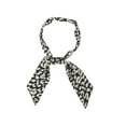 thumbnail image 3 of INSPIRE CHIC Women's Leopard Animal Print Pattern Skinny Scarf Long Neck Headband Black, 3 of 5
