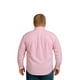 thumbnail image 2 of Big Kong Camisa Tallas Grandes Hombre Rosa Lisa Oversize Manga Larga, 2 of 5