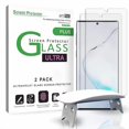 thumbnail image 1 of Amfilm Protector De Pantalla Ultra Glass Para Samsung Galaxy Note 10 Plus Aplicación De Gel Uv Compatible Con Escáner De Huellas Dactilares Ultrasonic Para Galaxy Note 10 Plus (2019) Vidrio Templado P, 1 of 1