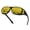 A01 Black/ Yellow Night Vision Glasses, variant on Myiaur Night Vision Glasses for Men Women, Polarized Fit Over Wrap Around Driving Glasses, Anti Glare and UV400 Protection