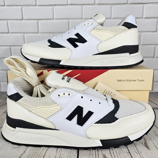 ? New Balance 998 Made in USA x Teddy Santis Men Size 11.5 White Black U998TI ?