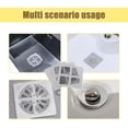 thumbnail image 4 of Disposable Shower Drain Hair Catcher, Upgraded Disposable Hair Drain Stickers Drain Mesh Cover Bathroom Shower Drain Protector for Bathroom Laundry Kitchen Sink (10 Pcs), 4 of 8