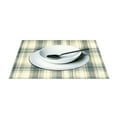 thumbnail image 3 of Ryvnso Placemats Set of 4 Tartan Checkered Dining Mats Heat-Resistant Non-Slip Washable Table Mat, 3 of 8