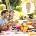 thumbnail image 4 of 20pcs Kraft Paper Holders Hot Coffee Cups Food Containers Hot Cocoa Cold Beverage Cups, 4 of 5