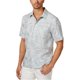 thumbnail image 1 of Camisa Quiksilver Hooked Up Button Up para hombre, verde, pequeña Quiksilver Botones al frente, 1 of 2