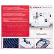 SINGER M1000 Sewing Machine + Accessories | 32 Stitch Applications | Compact, Lightweight & Portable - White