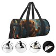 thumbnail image 3 of Fuzoiu Cute Butterfly Bear Print Travel Bag, Large Capacity Travel Bag, Sports Gym Bag, Travel Duffel Bag, Weekender Overnight Bag for Women and Man, 3 of 6