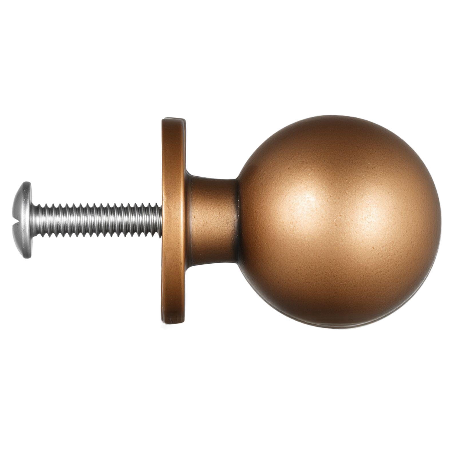 12 Pack Zinc Alloy Cabinet Knobs 0.98 Inch Round Drawer Pulls Door Handles Antique Brass Kitchen Bathroom Closet Hardware with Screws