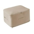 thumbnail image 3 of AMLESO Self Compression Organizer Bag Quilt Storage Bag for Toys Bedding Comforters Beige, 3 of 8
