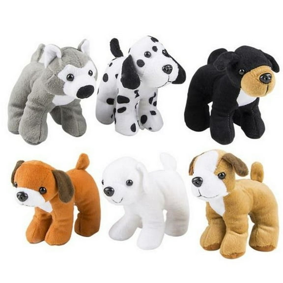 5.5" Dog Plush Assortment