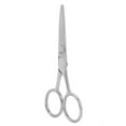 thumbnail image 1 of Beard Scissors, Stainless Steel Curved Handle Facial Beard Scissors  For Beard Trimming For Men Use, 1 of 8