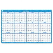 At-A-Glance PM20028 Reversible/Erasable Horizontal Format Dated Yearly Wall Planner 36 x 24