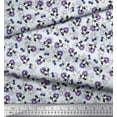 thumbnail image 2 of Soimoi Satin Silk Fabric Leaves & Floral Artistic Printed Craft Fabric by the Yard 42 Inch Wide, 2 of 3