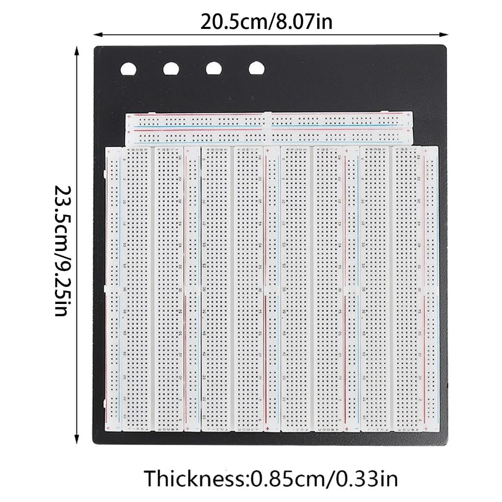 lanema 3220 Point Solderless Breadboard With Aluminum Base Plate For Electronics And Circuit Building