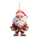 thumbnail image 1 of Colgante de Papá Noel navideño Árbol de Navidad Colgante de Papá Noel para coche Colgante para bolso Decoración para colgar Acrílico plano 2D Colgante de árbol de Navidad, 1 of 2