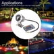 thumbnail image 5 of Worallymy Estanque Luz de inundación LED Subacuático Sumergible Foco Fuente RGB Reflector impermeable Jardín Decoración al aire libre, Plata Worallymy JD735794861, 5 of 7
