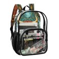 thumbnail image 2 of Ttyddzy Clear Backpack Heavy Duty PVC Transparent Backpack for College Workplace, Bull, 2 of 8