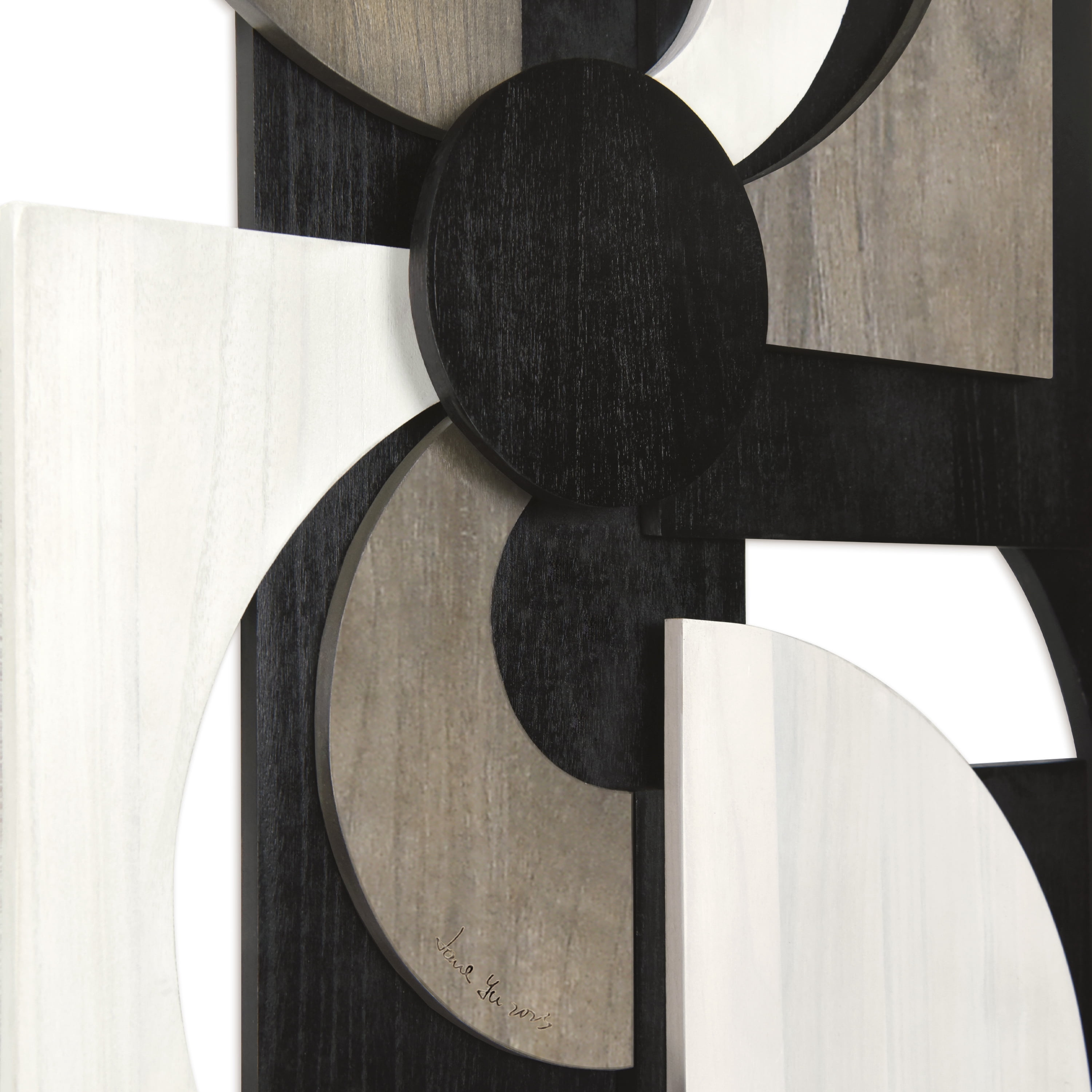 "Luminous Whisper & Dusk" Hand Made & Hand Finished Dimensional Solid Wood Abstracts